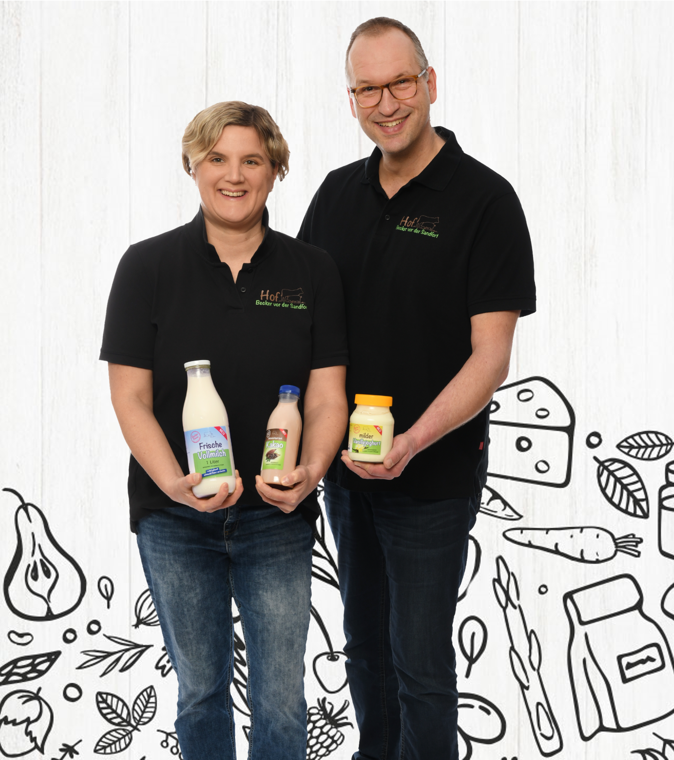 Verena & Ansgar Becker vor der Sandfort